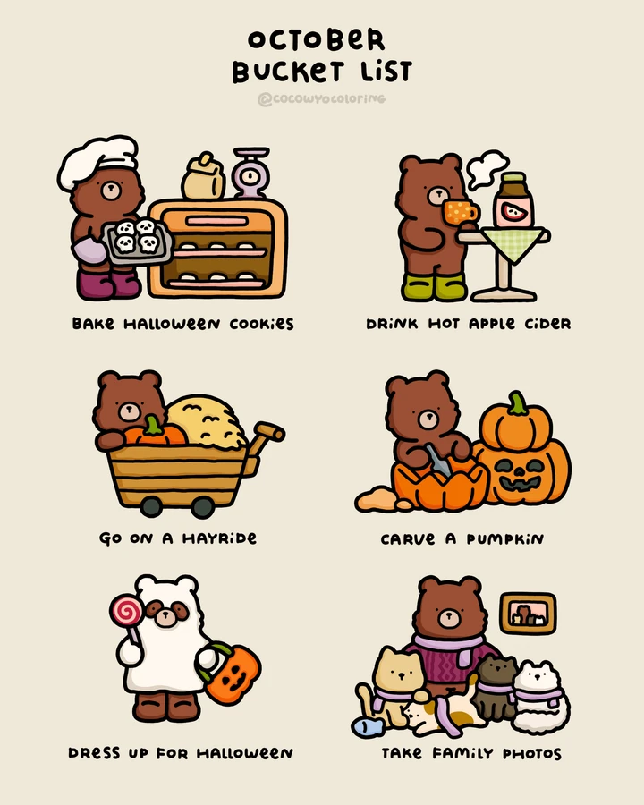 Een freebie voor de bucketlist van oktober